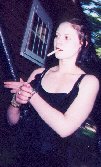 Calpurnia's cigarette break.