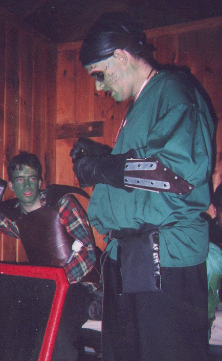 The same duo loitering in the Conundrum cabin.