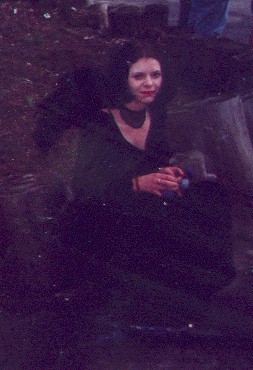 Calpurnia, sitting idly.