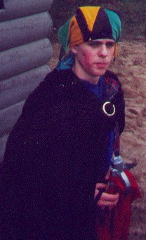 A jester - who has yet to entertain. Strange thing, that.